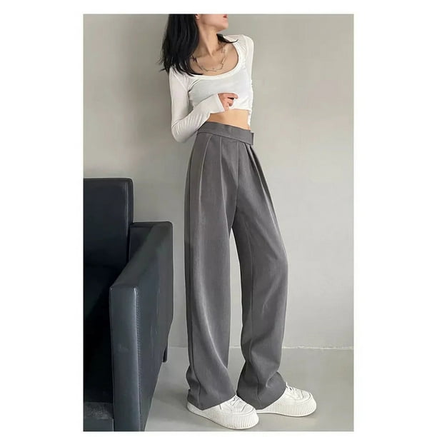 Pantalon taille haute femme hotsell