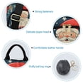 thumbnail image 7 of FORMRS Women's Travel Backpack Purse Anti-Theft Hidden Pockets Casual Shoulder Bag, Blue Christmas Santa, 7 of 7