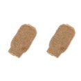 thumbnail image 2 of Bearachild Toalla de baño para hombres y mujeres, guante de ducha de limpieza profunda, guantes reciclados, suministros de baño exfoliantes para marrón 2Conjunto, 2 of 6