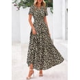 thumbnail image 4 of Vestido PRETTYGARDEN 2025 Boho Floral Maxi de Verano XXL, 4 of 4