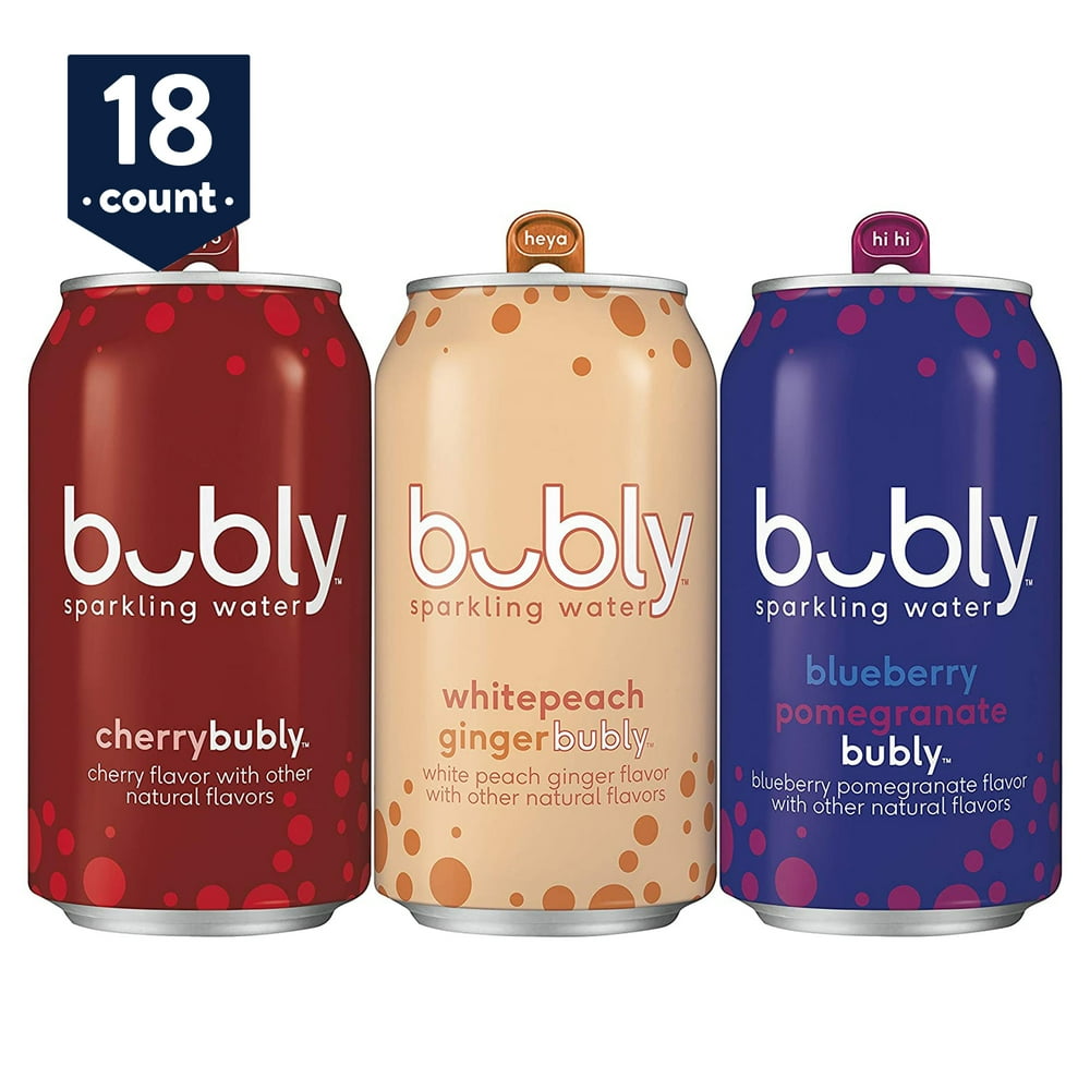 18 Cans Bubly Sparkling Water 3 Flavor Variety Pack 12 Fl Oz 18-cans-bubly-sparkling-water-3-flavor-variety-pack-12-fl-oz