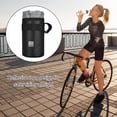 thumbnail image 3 of Bicycles Handle Bar Water Bottle Bag Detachable Reusable Reflective Safe Replacement Insulative Shockproof Foam Lining Drawstring Pouch Accessories, 3 of 9