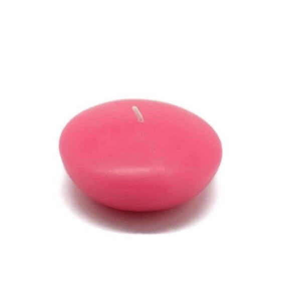 Jeco CFZ-070-12 3 in. Floating Candles, Hot Pink - 144 Piece