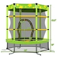 thumbnail image 7 of ZPL 55'' Trampoline for Kids,Toddler Trampoline with 360 Degree Safety Enclosure Net，Mini Trampoline For Outdoor Indoor, 7 of 7