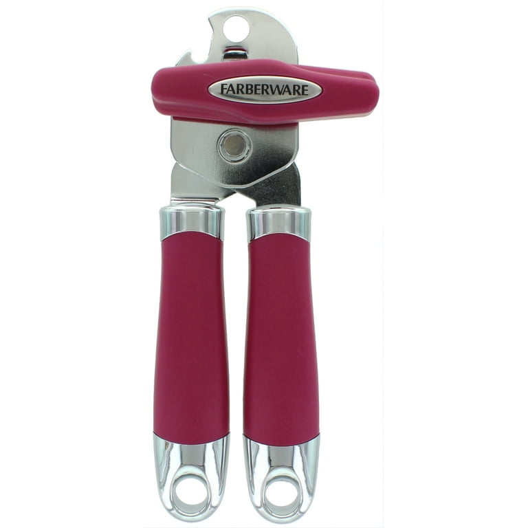 Farberware Professional 2 Stainless Steel Can Opener, Red