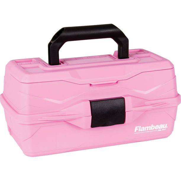 Flambeau Classic Pink Ribbon 1Tray Tackle Box