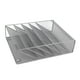 thumbnail image 1 of Organizador De Archivos De Pared Plateado, Organizador De Archivos De Pared De 5 Niveles, Colocación Vertical Con Tornillos Para Oficina, 1 of 7