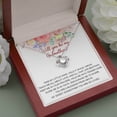 thumbnail image 2 of Godmother Proposal Necklace Gift • Will You Be My Godmother • Gift for Godmother - Love Knot Necklace - Message Card & Gift Box, 2 of 5