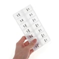 thumbnail image 5 of Unique Bargains Durable 14 Grids Double Row Pill Box for Travel 1 Pc Clear Large, 5 of 6