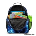 thumbnail image 4 of KUIFORTI Wolf Lighting Toddler Backpack Boys Kids School Bag with Multiple Storage Pockets Adjustable Straps 13.5 Inch for Preschool Kindergarten Daily Use, 4 of 7