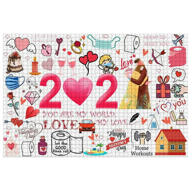 1000PCS 2021 Jigsaw Puzzle Funny Jigsaw Toy Developmental Toy for Valentine's Day