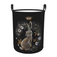 thumbnail image 1 of XMXT Collapsible Laundry Basket, Cute Christmas Bunny Polyester Waterproof Laundry Hamper, 40L, 1 of 8