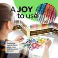 thumbnail image 5 of Castle Art Supplies 100 Gel Pens Set with Case for Adults Artists, 5 of 6