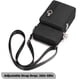 thumbnail image 3 of Bolsas cruzadas JANKS para mujer mini monederos de nailon A-Negro, 3 of 5