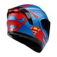 thumbnail image 4 of Casco Superman Abatible Moto Kov Estelar Dc Comics Con Led KOV  Zero, 4 of 4