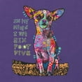 thumbnail image 2 of Dean Russo In My Mind Dog Lover Womens Slim Fit Junior Tee, Purple Rush, Small, 2 of 6