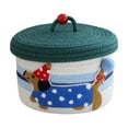 thumbnail image 1 of Small Woven Storage With Lid Cute Animal Toy Organizers Rope Storage For Living Room Area Decorative Small Rope Boxes With Lid Handwoven Rope Decorative Storage For Stationery Organizer Drawers, 1 of 4