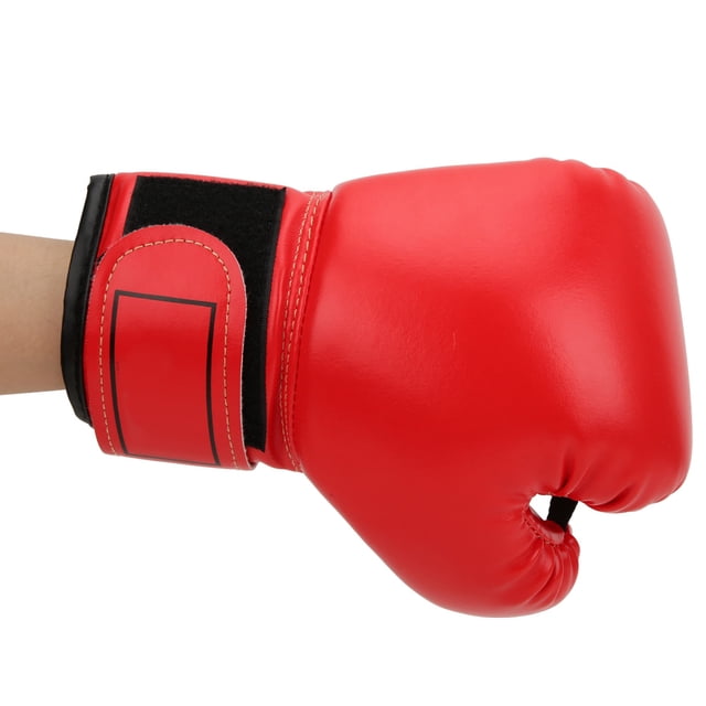 Guantes Guantes De Boxeo De Cuero PU Transpirables Para Niños Sanda Sparring Sandbag Mitts Equipo De Entrenamiento