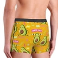 thumbnail image 4 of Kdxio Men's Boxer Briefs with Avocado Work Out Print - Comfortable and Breathable Underwear for Everyday Wear, 4 of 7