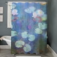 thumbnail image 3 of CafePress - Waterlilies By Monet - Unique Fabric Shower Curtain 70" x 72", 3 of 3