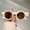 color_Base#2188, variant on Adorable Small-Frame Round Sunflower Children's Sunglasses, UV Protection Kids Summer Eyewear, Trendy Baby Beach Accessories, Casual Stylish Shades for Outdoor Activities, 1 Pair