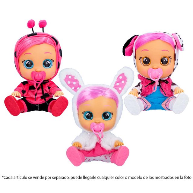 Muñeca Cry Babies Bebé Dressy Varios Modelos 1 Pieza