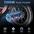 thumbnail image 6 of MOONCOOL 750W Motor Electric Tricycle for Adults, 7 Speed 20 x 4.0 Inch Fat Tire 3 Wheel Electric Bike, 48V Removable Battery, Motorized Trike with Carry Cargo Front & Rear Basket, 6 of 11