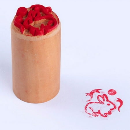 

ALSLIAO 2.5cm Traditional Chinese Moon Cake Mold Wood Dessert Seal Stamp Diy Pastry Mold