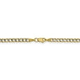 thumbnail image 4 of 14k 3.4mm Semi-solid Pav? Curb Chain (Weight: 5.55 Grams, Length: 24 Inches), 4 of 4
