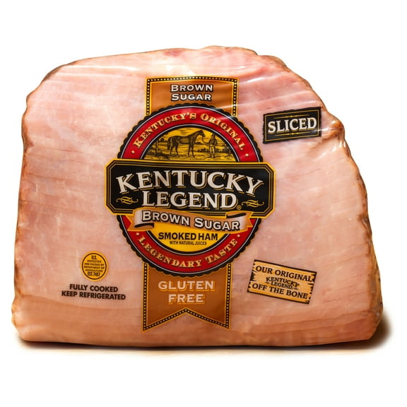 Kentucky Legend Sliced Brown Sugar Quarter Ham, Gluten-Free, 15g Protein per Serving, 3 oz Servings