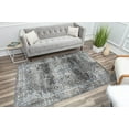 thumbnail image 3 of Rugs America Preston PS35A Shadow Bay Blossom Transitional Vintage Gray Area Rug, 2'6" x 4', 3 of 5