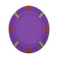 thumbnail image 1 of Purple Blank Claysmith Triangle & Stick Poker Chip, 13.5 g, 1 of 1