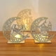 thumbnail image 2 of Wooden Pendant With Led Candles Light Ramadan Decorations For Home Islamic Muslim Party Eid Decor, 2 of 5