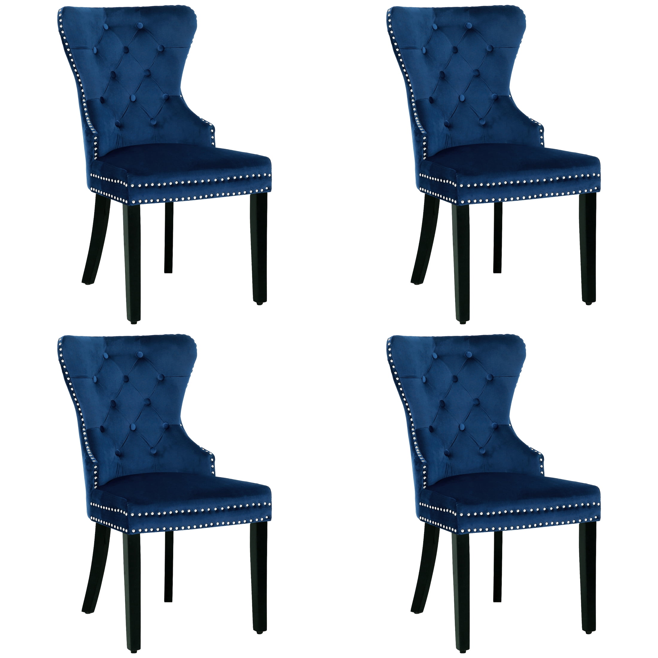 Set of WestinTrends Wordford Velvet Dining Chairs Zambia Ubuy