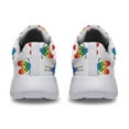 thumbnail image 4 of Rainbow Pride Shoes Men Women Fashion LGBT Sneakers Adult Lightweight Breathable Running Shoes White Size 6, 4 of 7