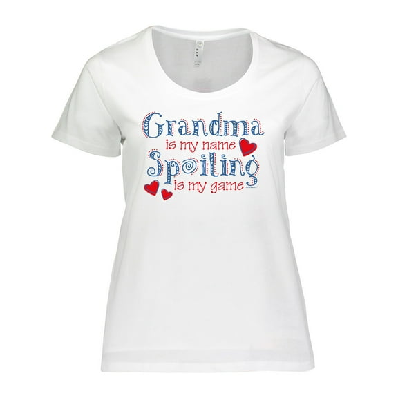 Inktastic Spoiling Grandma Women's Plus Size T-Shirt