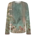 thumbnail image 4 of MEICHEN Spring Shirts for Women Long Sleeve Crewneck Going Out Pullover Tops Business Workout Shirts, 4 of 9