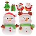 thumbnail image 5 of Mini Resin Figures Set Of Christmas Themed Decorative Adornments For Relatives Friends And Families Micro Landscape Decor 1 Set, 5 of 5