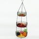thumbnail image 5 of Billuyoard Estante negro de almacenamiento para mostrador de frutas y pan de gran capacidad para comedor, frutero fácil de instalar Organizadores de utensilios de cocina, 5 of 6