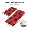 thumbnail image 2 of Yiaed Spider Kitchen Rugs Sets of 2 Kitchen Mats Cushioned Anti Fatigue Kitchen Rug Tapetes Para Cocina for Sink,Laundry Room, 2 of 6