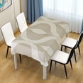 thumbnail image 3 of Yayeee Tablecloths for Rectangular Tables 60 x 120 inch Party Table Cover, Light Brown Pattern, 3 of 6