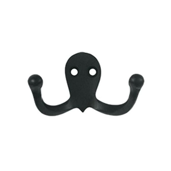 Deltana Double Hook - Black - Solid