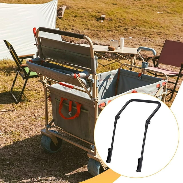 Vagón plegable con manija de empuje, de empuje y tracción, reemplazo directo de accesorio profesional, fácil instalación, práctico, premium,