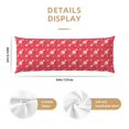 thumbnail image 3 of Fotbe Hello Summer Flamingo Funda para Almohada Corporal con Diseño, Funda de Microfibra Ultrasuave de 20x54 Pulgadas, Ropa de Cama Elegante, 3 of 7
