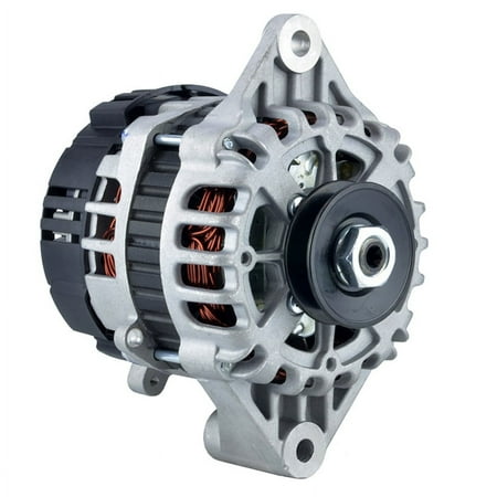 12V 75A Alternator Compatible with John Deere 3032E 3033R 3038E 3038R 3039R 3045R 3046R Compact Tractor Yanmar Diesel LVA18613 LVA18613B 2619464 Internal Regulator