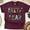 Maroon, variant on Faith Over Fear T-Shirt | Mixed Print Inspirational Christian Tee, White, Size S