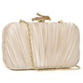 thumbnail image 2 of Bolso de mano CHUNLI de piel sintética tejida elegante para noche/boda, 2 of 6