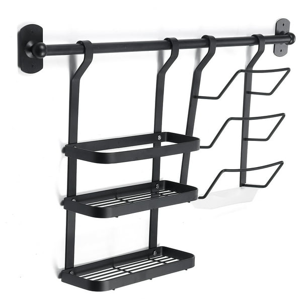3 Type For Choice Multifunctional Kitchen Wall Storage Rack Hanging Pot Rack Organizers Wall Mounted Kitchen Cooking Utensil Holder Rack Knife Pan Hanger Etc Walmart Com Walmart Com