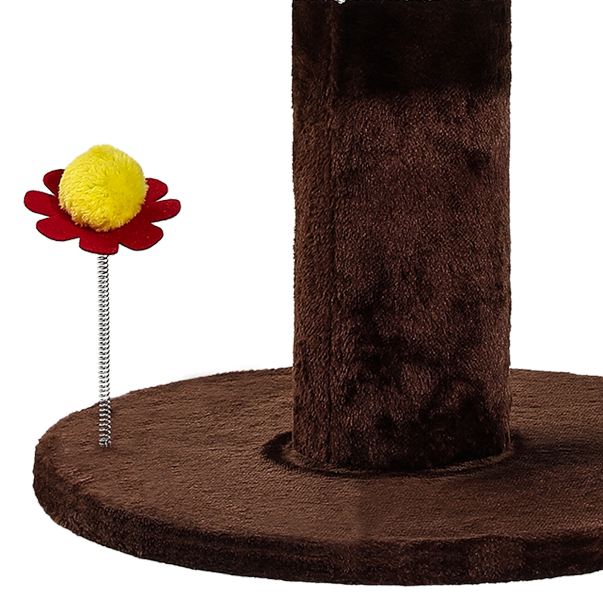 Uforic 47" Christmas Cat Tree Tower, Cat Condo with Teaser Ball, Green