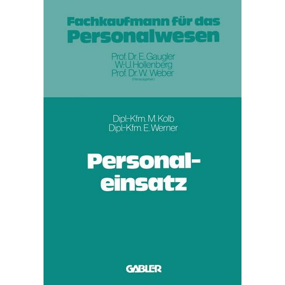Personaleinsatz, (Paperback)